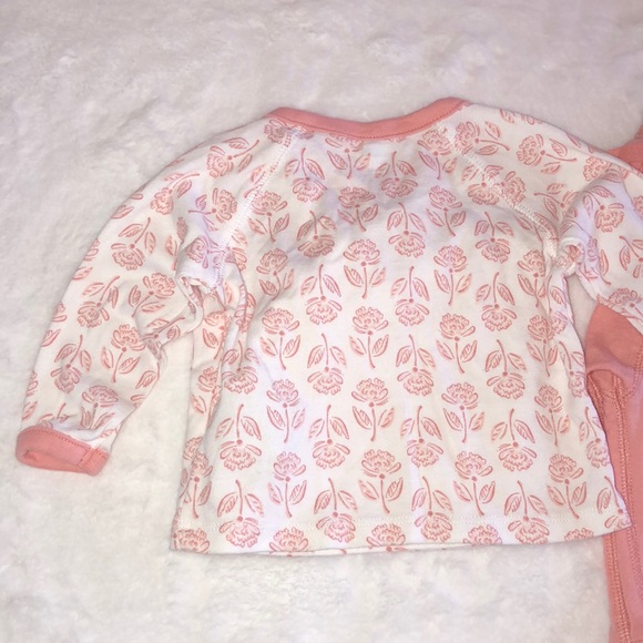 Old Navy Kimono Pant Set 6-12m Pink & White Flower - Picture 12 of 12